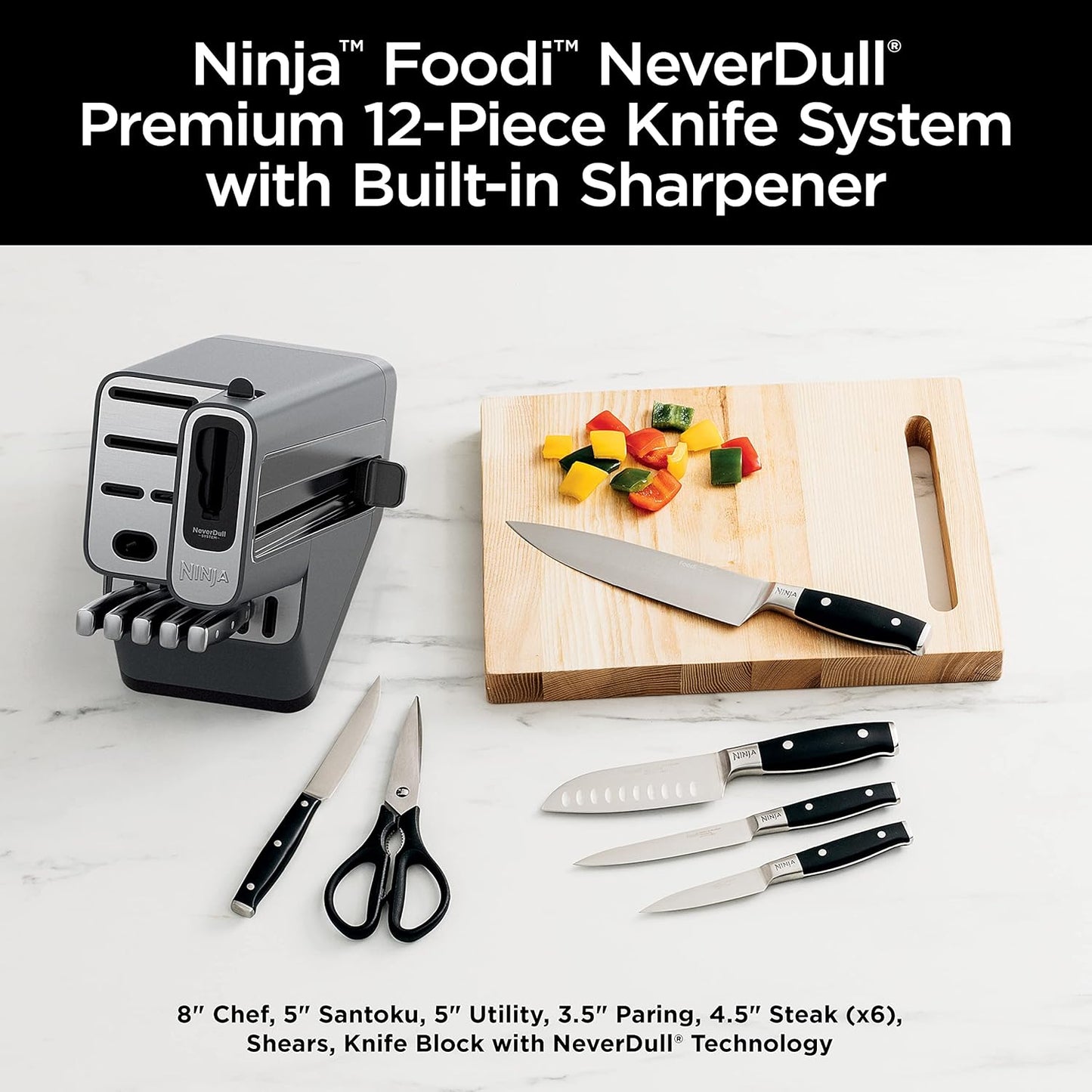 Premium NeverDull Knife Set™